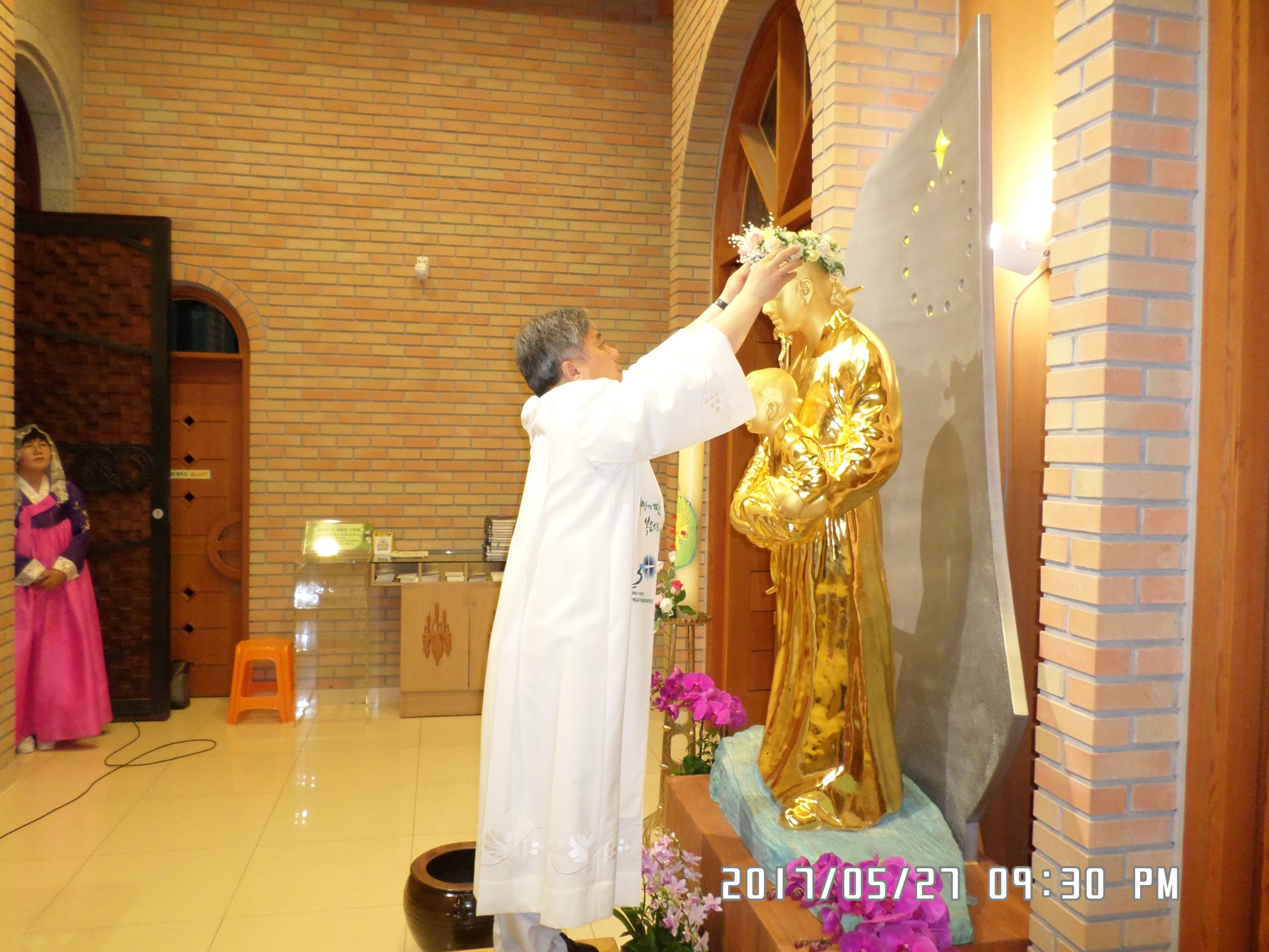 5월 27일 성모자상 축복식 및 성모의 밤