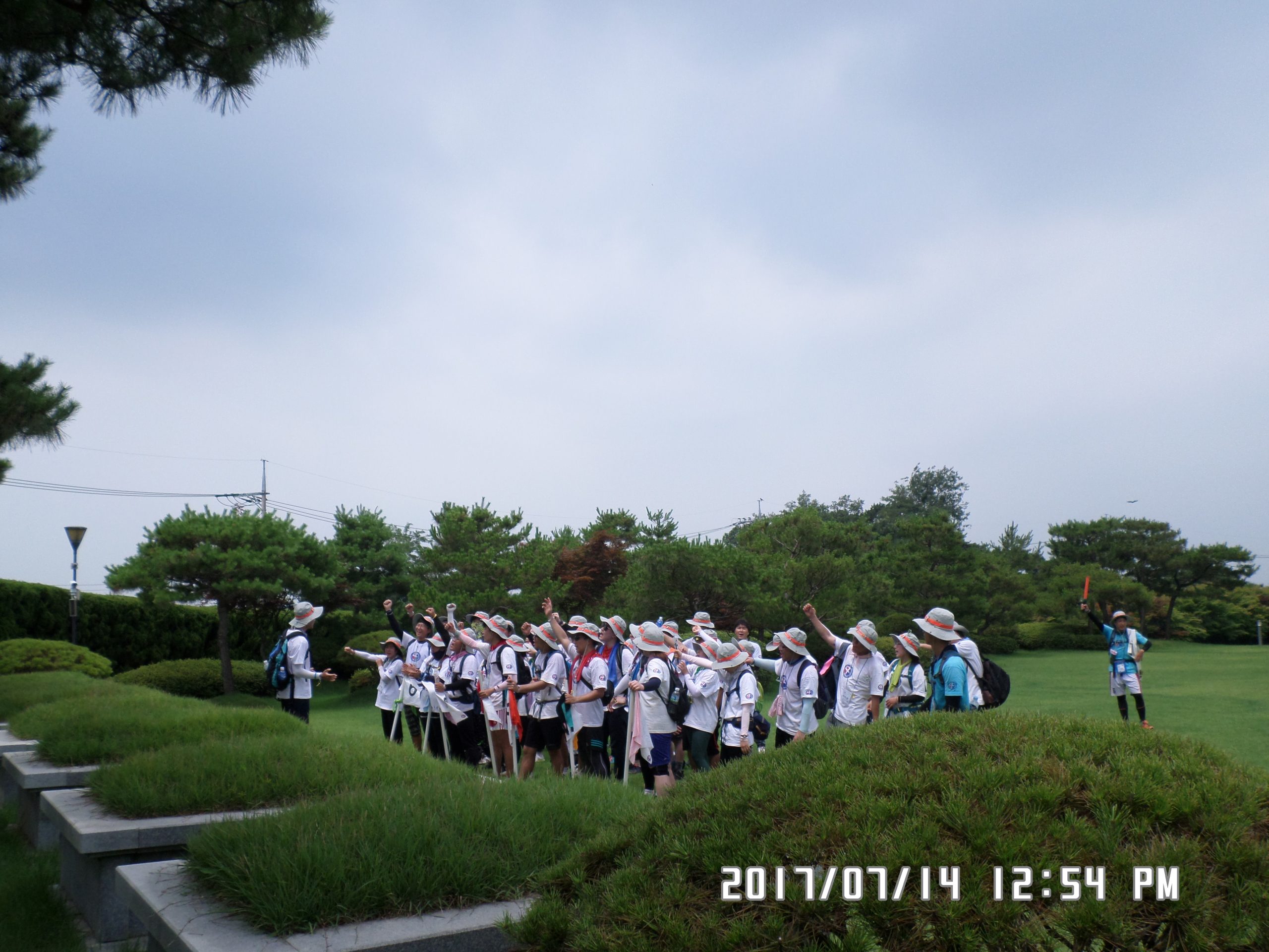 7월 14일 청년도보순례