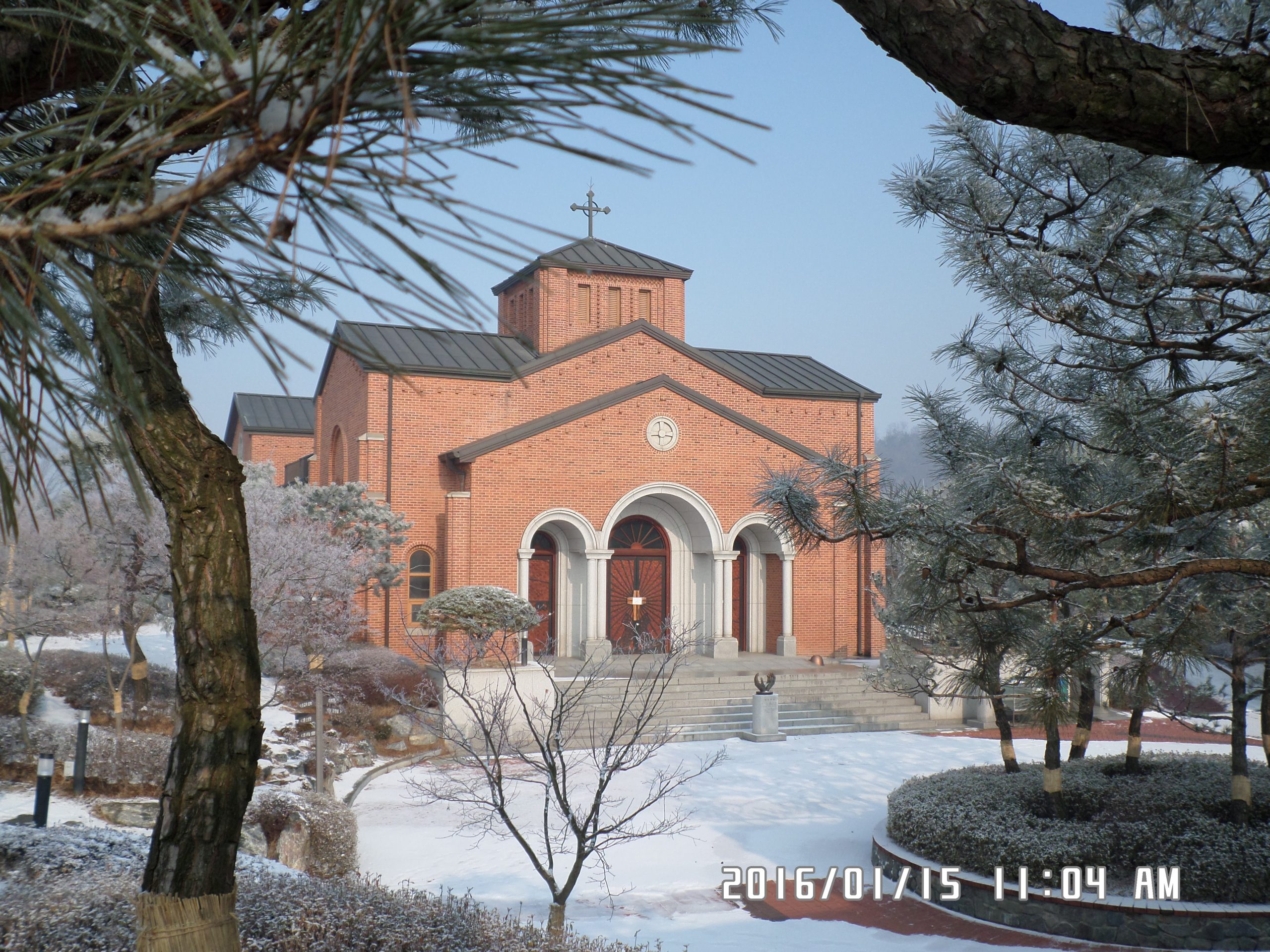 1월 15일 요당리 성지의 눈