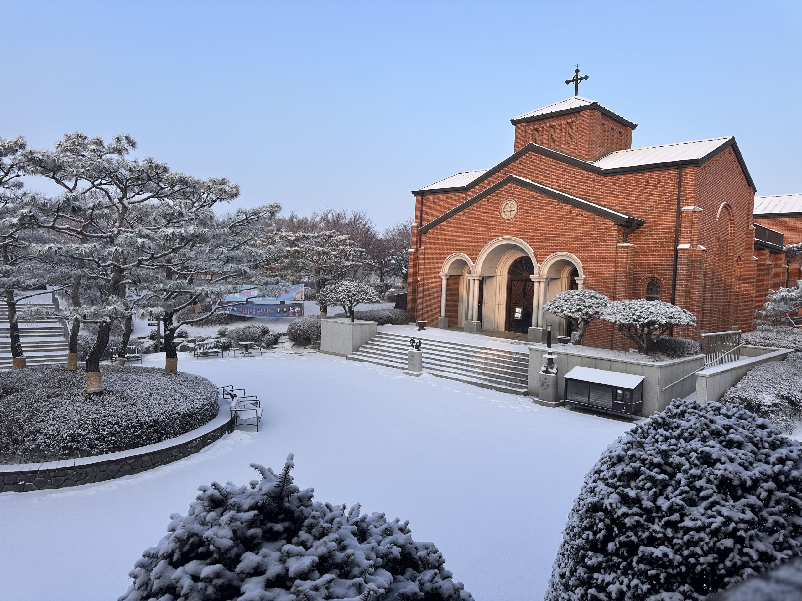 ♥ 요당리 성지에 눈이왔어요!